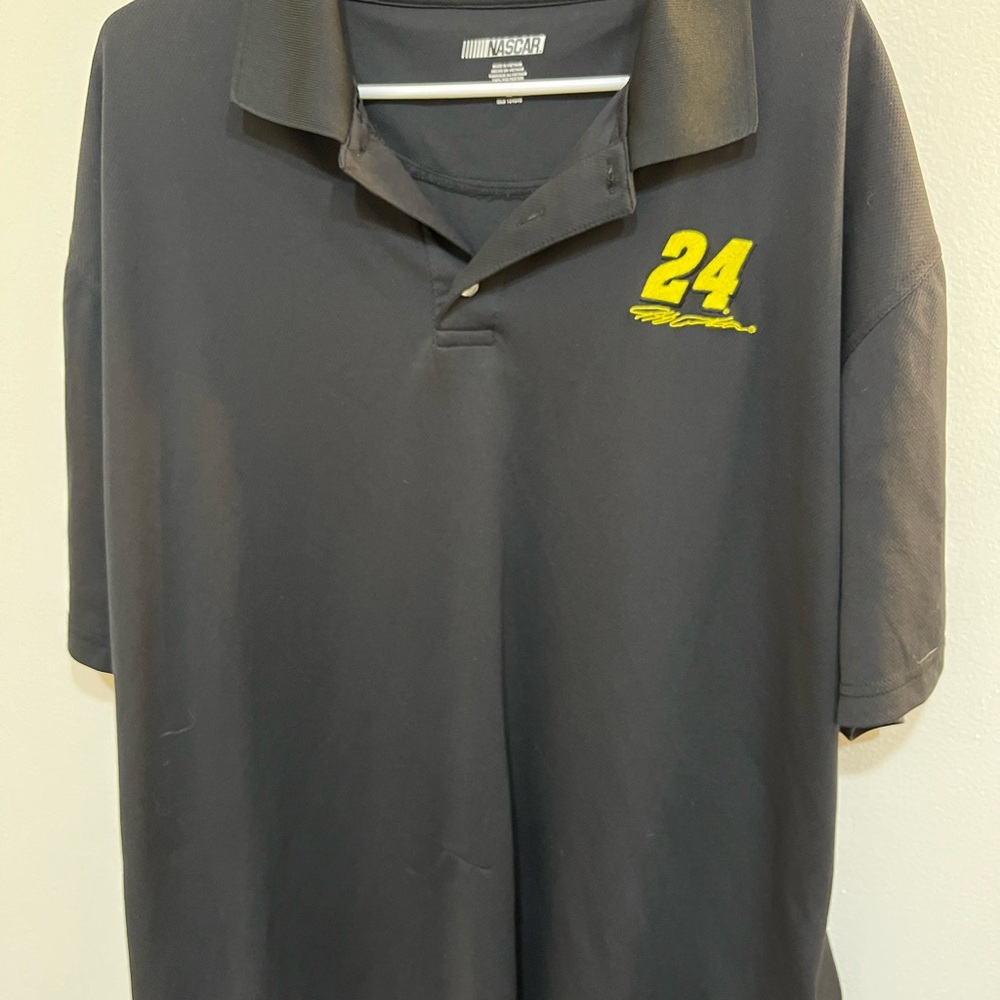 NASCAR Men’s Black #24 Polo